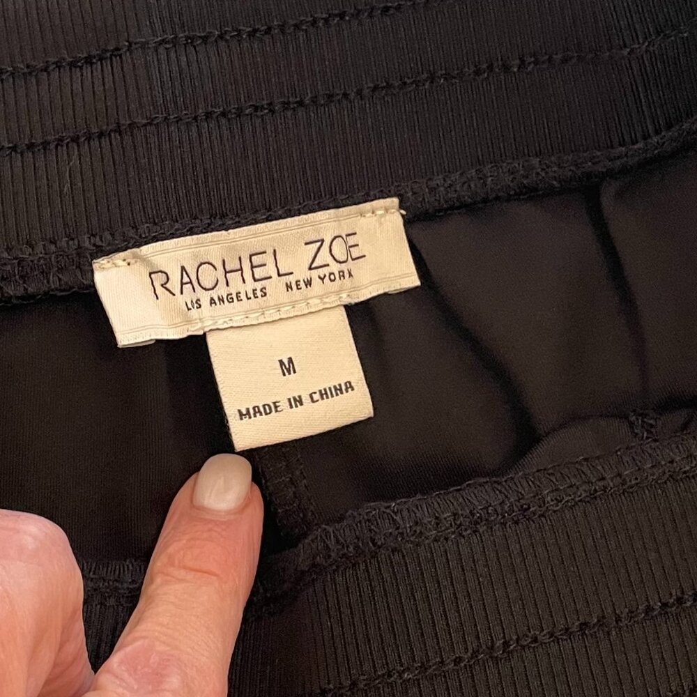 Rachel Zoe Women's Black Lightweight Jogger Pant Size Medium - Picture 3 of 10